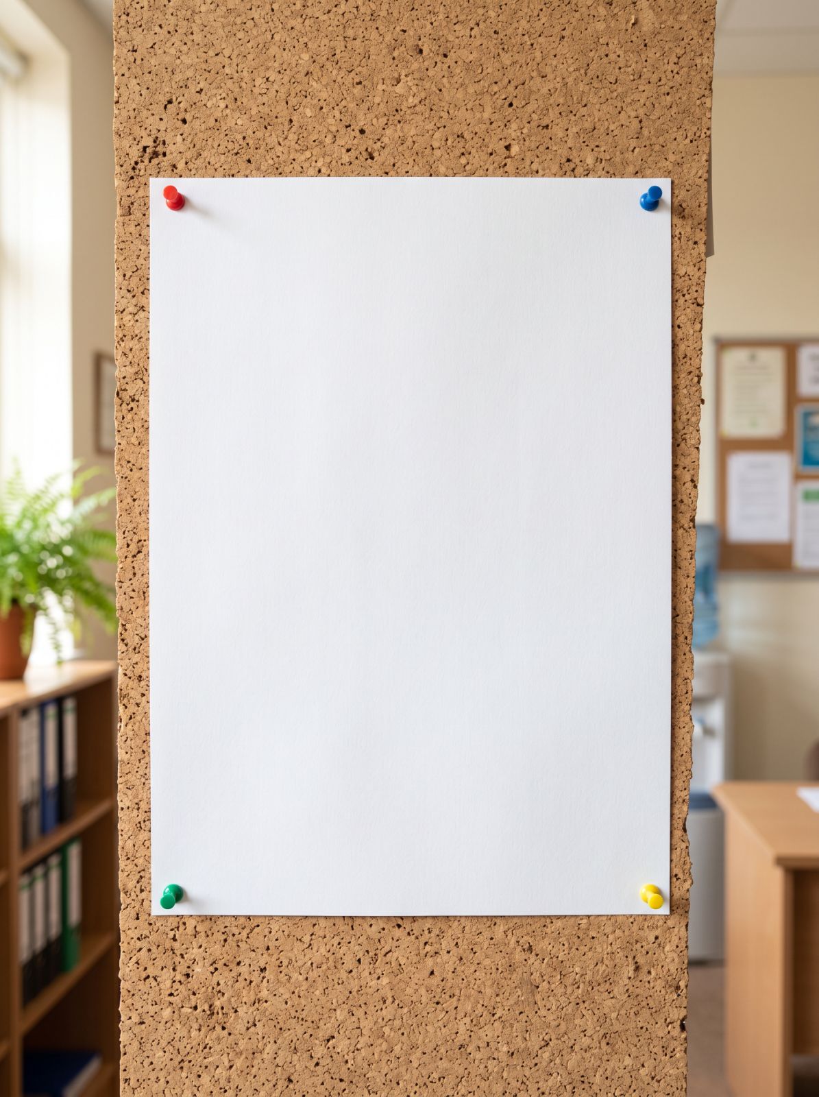 Vacature-affiche op een prikbord