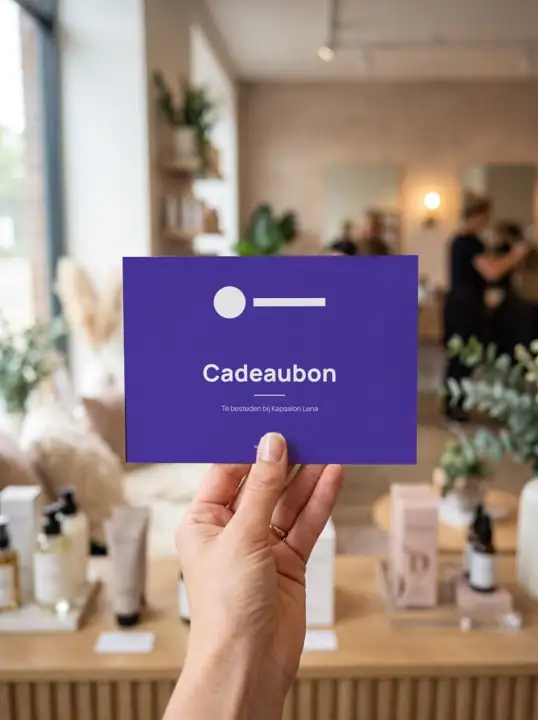 Cadeaubon in een envelop